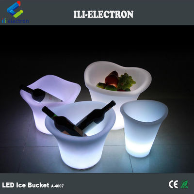 Возобновляемые пластиковые Led ледяные ведра водонепроницаемые беспроводные портативные на открытом воздухе для партии