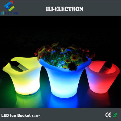 Возобновляемые пластиковые Led ледяные ведра водонепроницаемые беспроводные портативные на открытом воздухе для партии