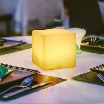 6 дюймовый светодиодный кубический ночной свет Красочный зарядка USB водостойкий