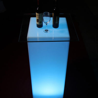 Современные RGB светодиодные светящиеся мебельные столы с перезаряжаемой литийной батареей