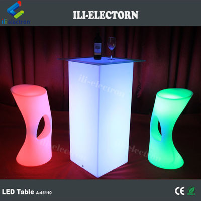 Современные RGB светодиодные светящиеся мебельные столы с перезаряжаемой литийной батареей