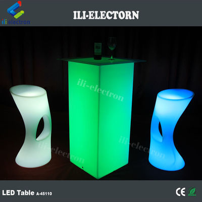 Современные RGB светодиодные светящиеся мебельные столы с перезаряжаемой литийной батареей