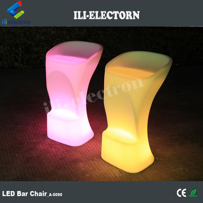 Цветный современный дизайн RGB с подсвеченным стулом для бара