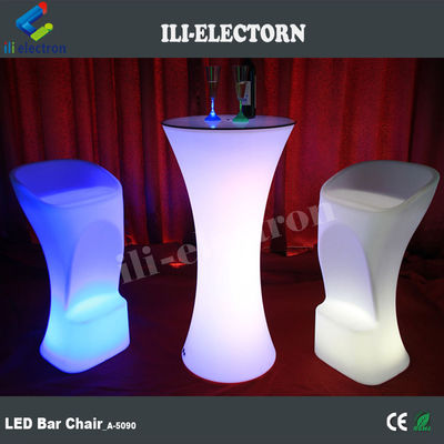 Цветный современный дизайн RGB с подсвеченным стулом для бара