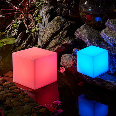 Дистанционное управление светодиодный кубический ночной свет освещенный Rgb цветопеременный батарейка перезаряжаемая