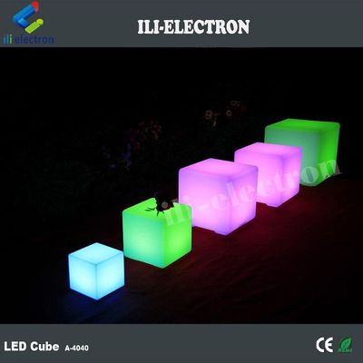 Дистанционное управление RGB меняющий цвет батарея перезаряжаемая пластиковая освещенная кубическая лампа