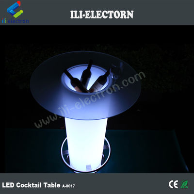 Наружное освещение высокого верхнего patio LED Ice Bucket Cruiser Table