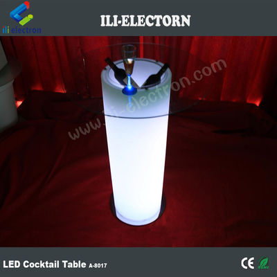 Наружное освещение высокого верхнего patio LED Ice Bucket Cruiser Table
