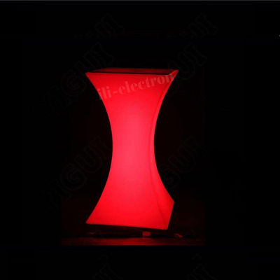 Ротационная формовка Пластик Современная смена цвета Барная мебель LED стол
