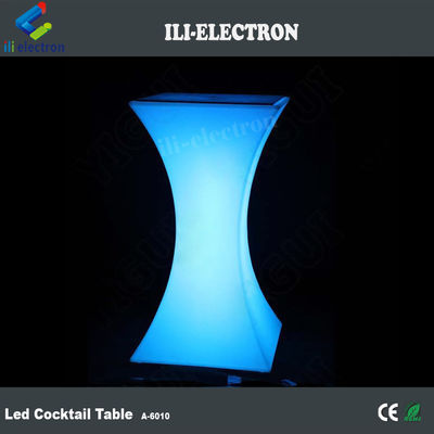 Ротационная формовка Пластик Современная смена цвета Барная мебель LED стол