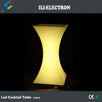 Ротационная формовка Пластик Современная смена цвета Барная мебель LED стол